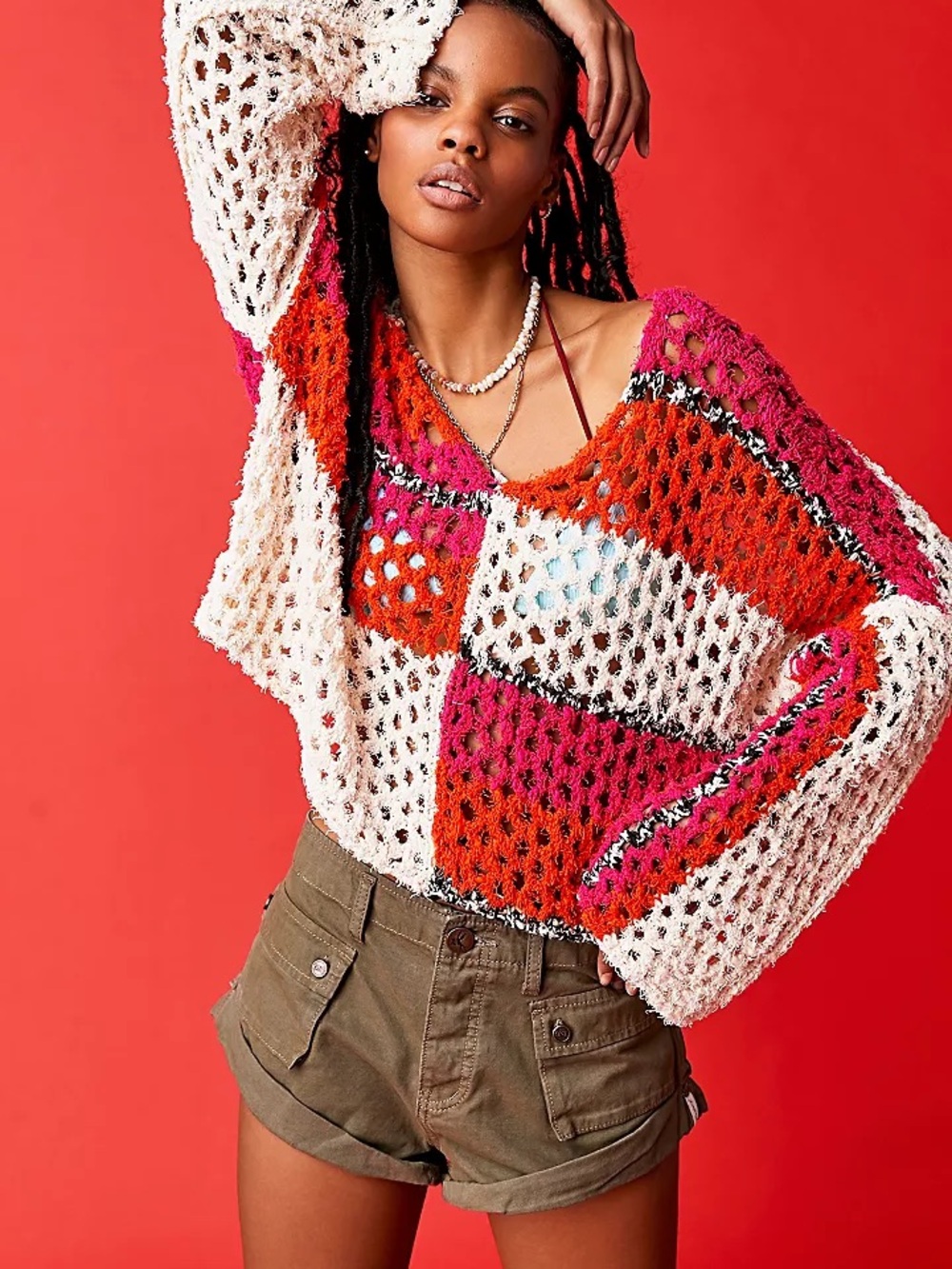 Free People Sail Away Sweater OS